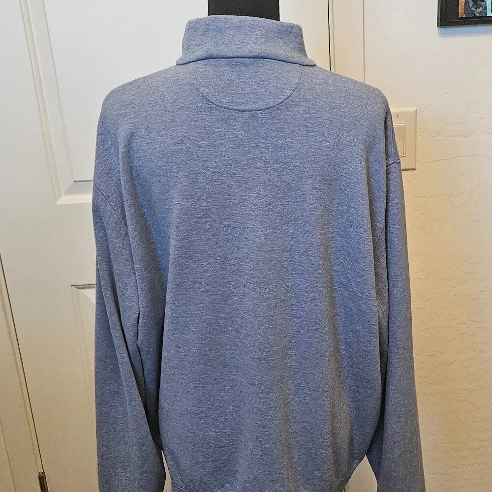 Polo Ralph Lauren Luxury Jersey, light blue quarter-zip pullover, size XL